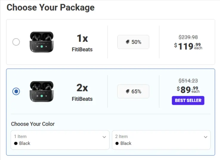 fitibeats Best price package offer